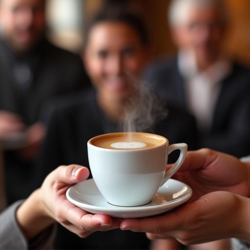 Espresso autentico per immigrati a Prati Roma